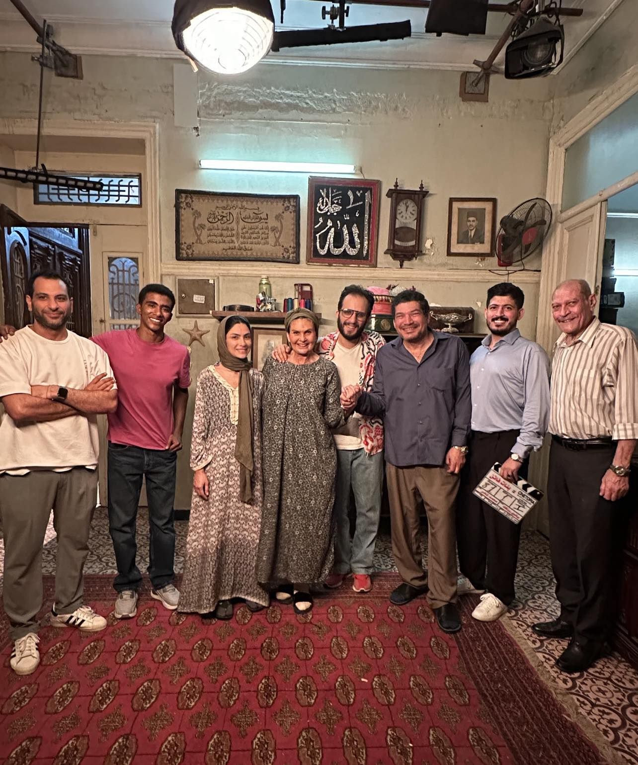 صور كواليس فيلم “بنات فاتن” ليسرا وباسم سمرة بعد انتهاء أسبوع من التصوير