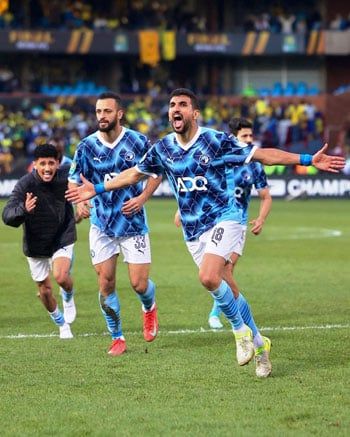 وليد الكرتى يسجل هدف التعادل لـ بيراميدز أمام صن داونز.. صور