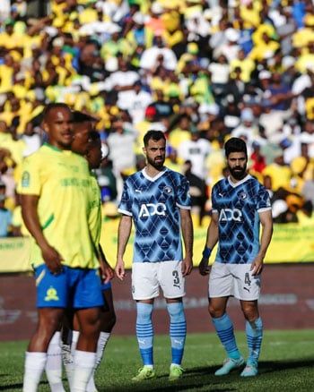 وليد الكرتى يسجل هدف التعادل لـ بيراميدز أمام صن داونز.. صور