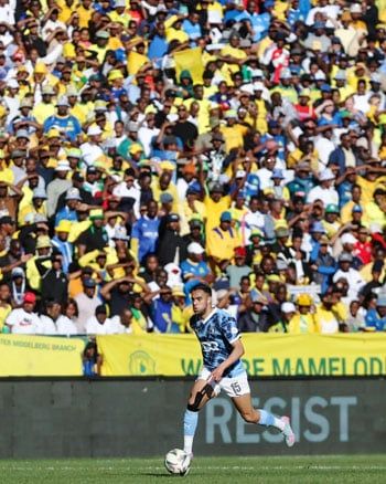 وليد الكرتى يسجل هدف التعادل لـ بيراميدز أمام صن داونز.. صور