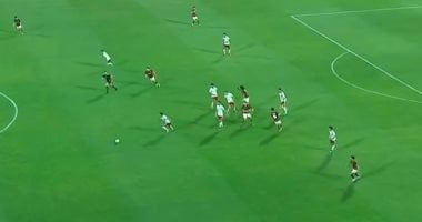 سيراميكا يتقدم على حرس الحدود بلدغة رجب نبيل في الوقت الضائع للشوط الأول