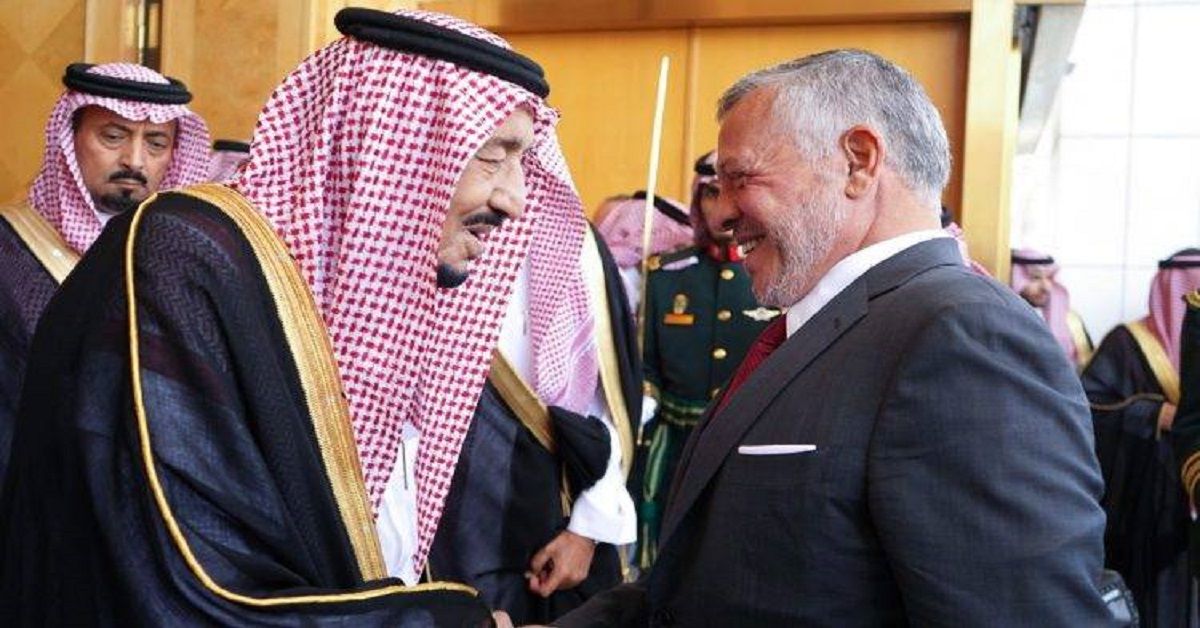 خادم الحرمين يهنئ ملك الأردن بذكرى الاستقلال