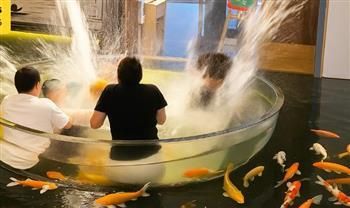 الامارات | عشاء رومانسي يتحول إلى كابوس .. مطعم زجاجي ينهار فوق الزبائن ( فيديو)