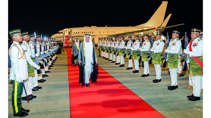 الامارات | سعود بن صقر يصل ماليزيا للمشاركة في قمتَي «الخليج -الآسيان» و«الخليج - الآسيان - الصين»