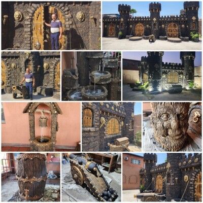 الفنان يوسف شعبان افتتح قلعة جديدة من "قلاع شعبان" في زامبيا بافريقيا