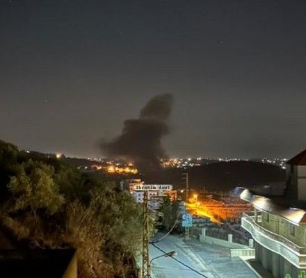 الطيران الاسرائيلي المسير اغار على اطراف بلدة ياطر في جنوب لبنان