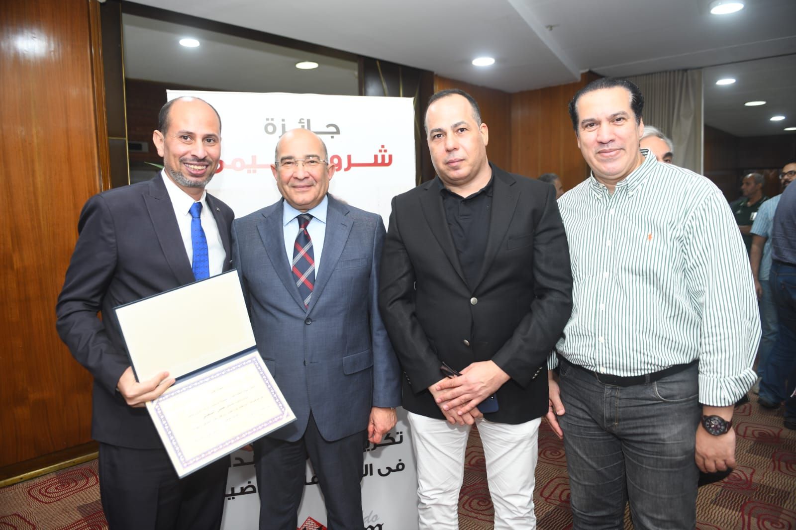 الزميل حسن السعدني يتسلم جائزة "شروق شيمي" للصحافة الرياضية