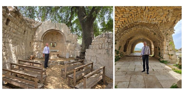 سفير أستراليا بلبنان جال في البترون وزار كنيستَي مار نهرا والسيدة والقلعة الأثرية