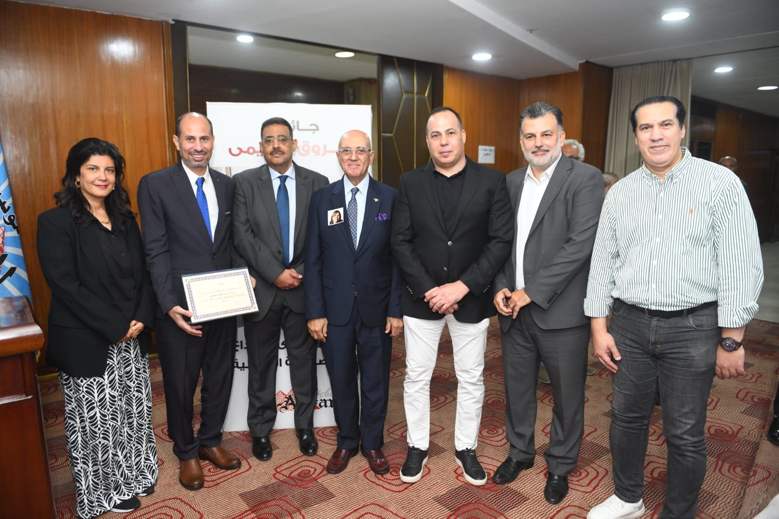 الزميل حسن السعدني يتسلم جائزة "شروق شيمي" للصحافة الرياضية