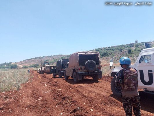الجيش: تفكيك جهاز تجسس وإزالة ساترَين ترابيَّين للعدو الإسرائيلي في خراج بلدتَي بليدا وميس الجبل