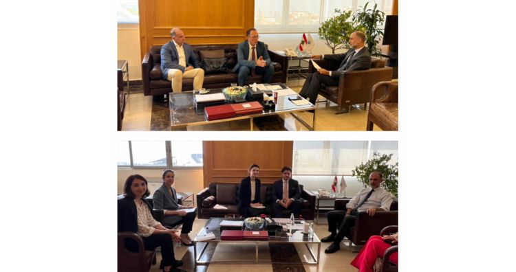 رسامني بحث مع وفدَين من البنك الدولي والاتحاد الأوروبي بمشروع إعادة الاعمار وعملية الإصلاح