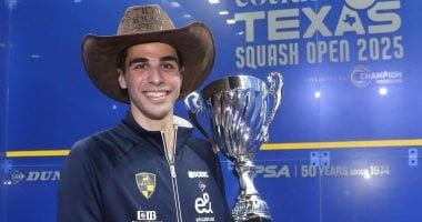 رئيس رابطة محترفي الاسكواش عن اعتزال علي فرج: كان سفيراً حقيقياً للرياضة