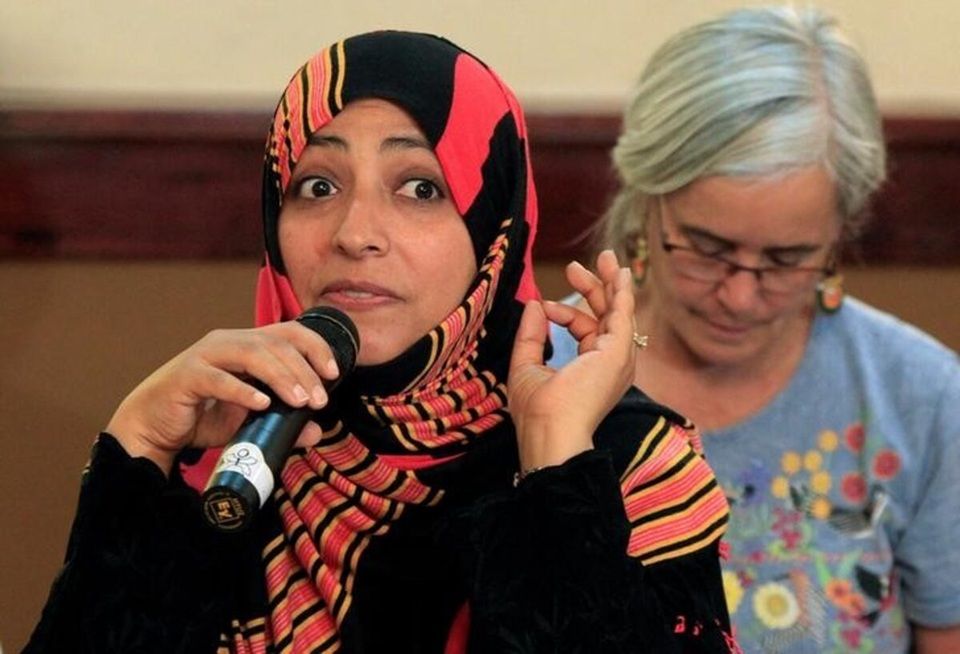 لن تصدق ماقالته ...توكل كرمان تعلق على قصف مطار صنعاء "شاهد"