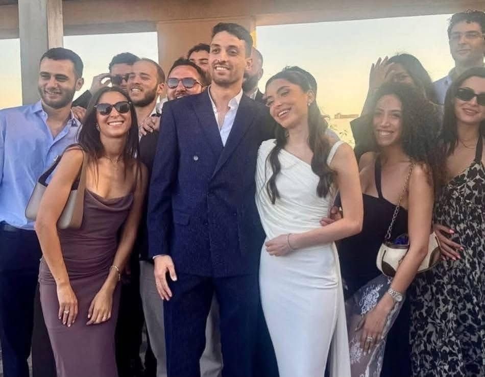 طاهر محمد طاهر يحتفل بعقد قرانه بعد تتويج الأهلي بالدوري.. صور