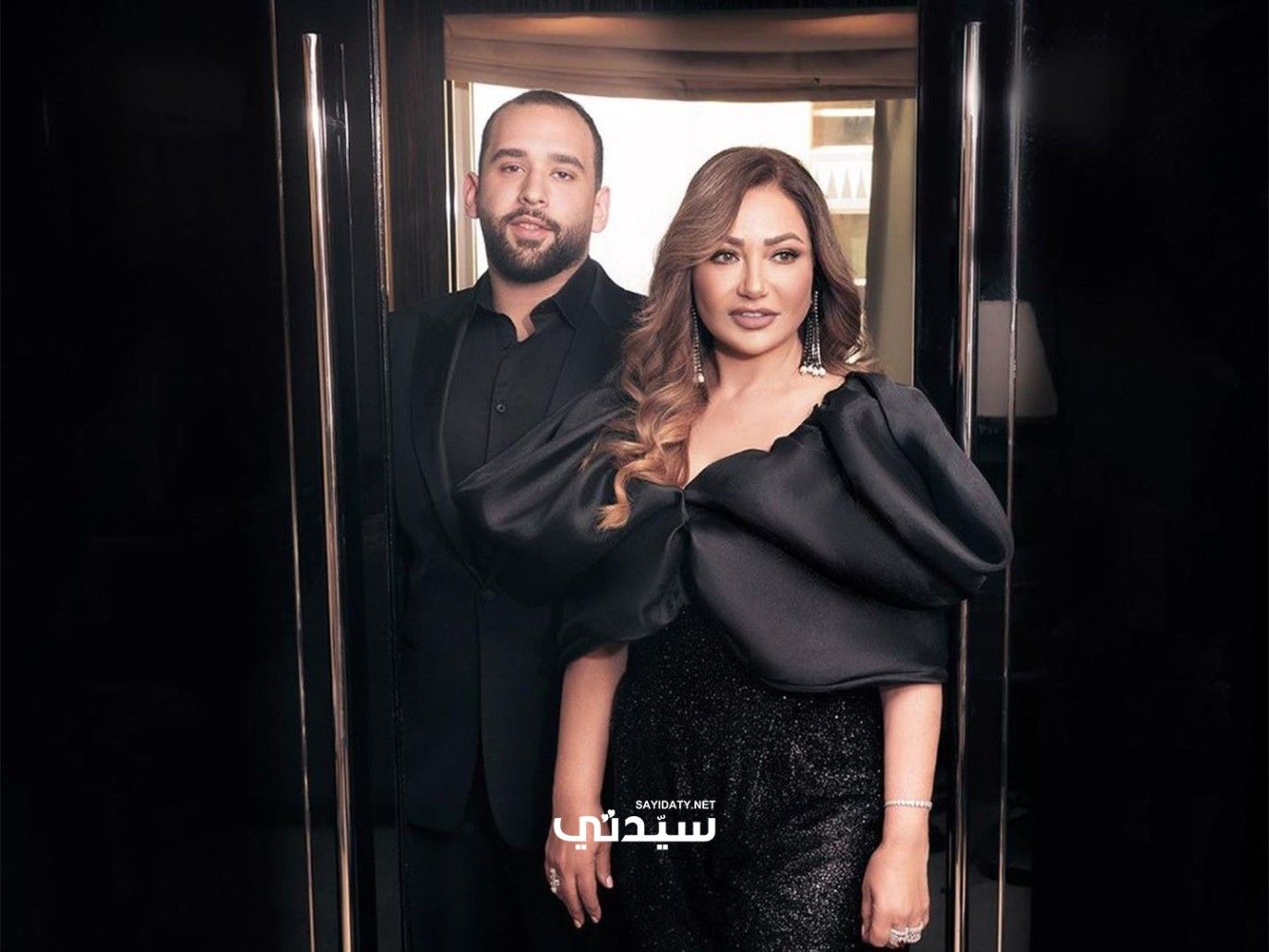 ليلى علوي تحتفل مع ابنها خالد بـ أسعد أيام حياتها