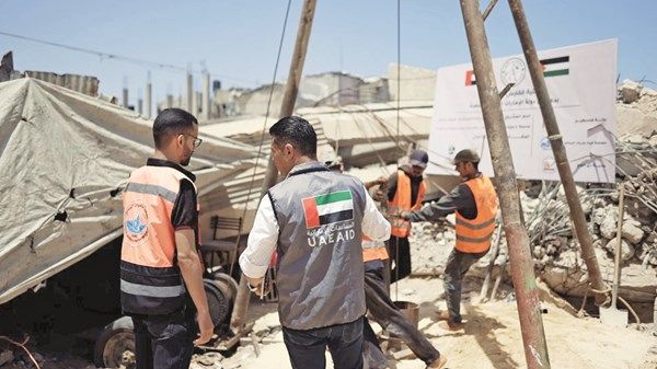 «الفارس الشهم 3» تبدأ حفر آبار مياه في غزة