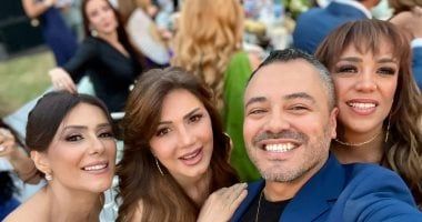يسرا ونجلاء بدر في حفل زفاف أمينة خليل وأحمد زعتر.. صور