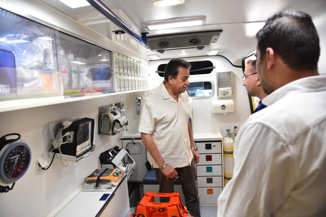 نائب رئيس مجلس الوزراء وزير الصحة يتفقد مستشفى وادي النطرون التخصصي بالبحيرة