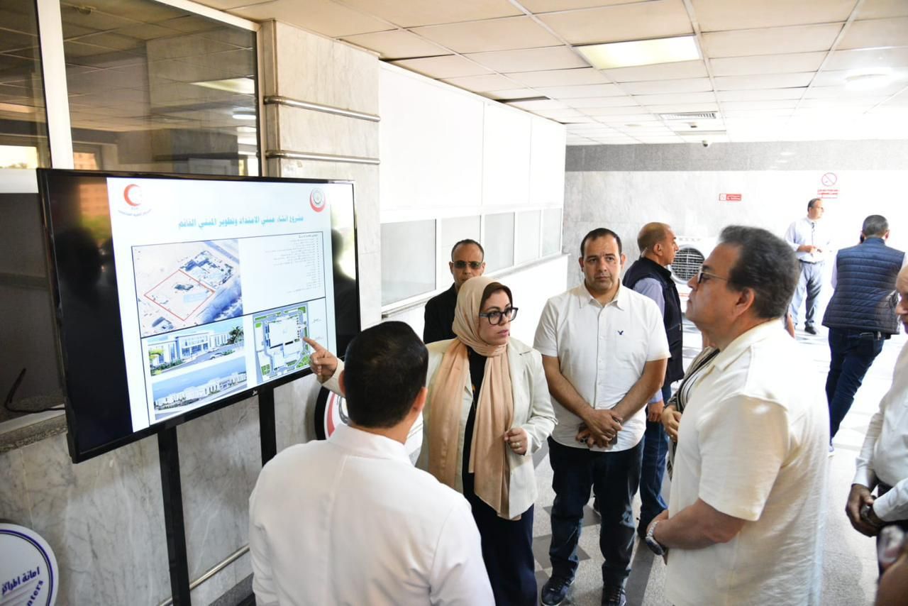 نائب رئيس مجلس الوزراء وزير الصحة يتفقد مستشفى وادي النطرون التخصصي بالبحيرة