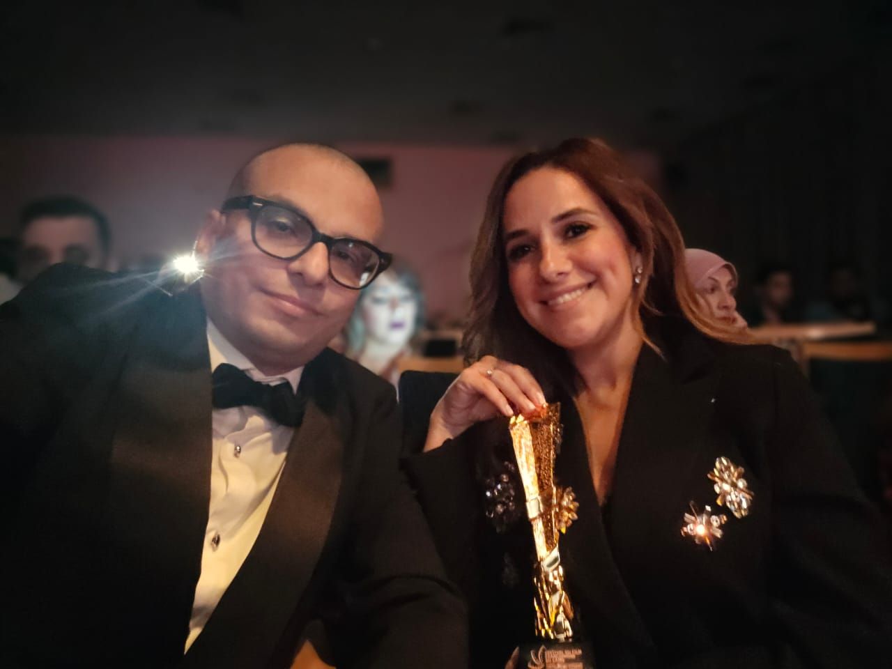 تكريم شيري عادل في ختام مهرجان الفيلم للسينما الفرانكوفونية.. صور