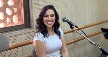 لقطات من بروفة مي فاروق مع فرقتها بقيادة مصطفى حلمى قبل حفلتها غدًا