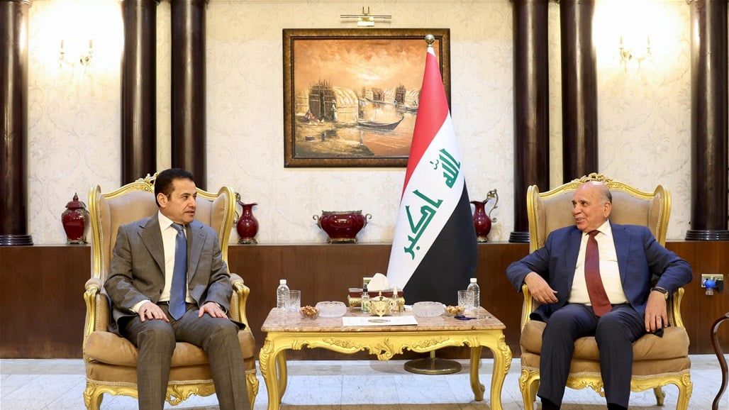 الأعرجي وحسين يبحثان تطوير علاقات العراق الخارجية