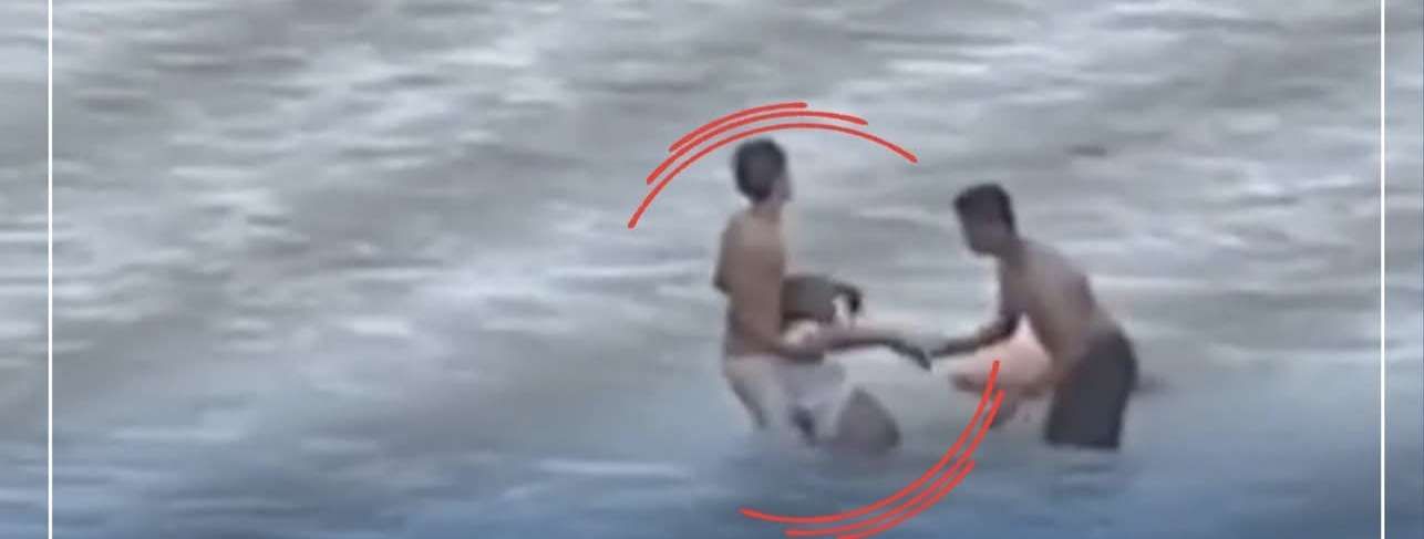 شاهد اول صورة للبطل الذي ضحى بنفسه لانقاذ شاب غرق في عدن