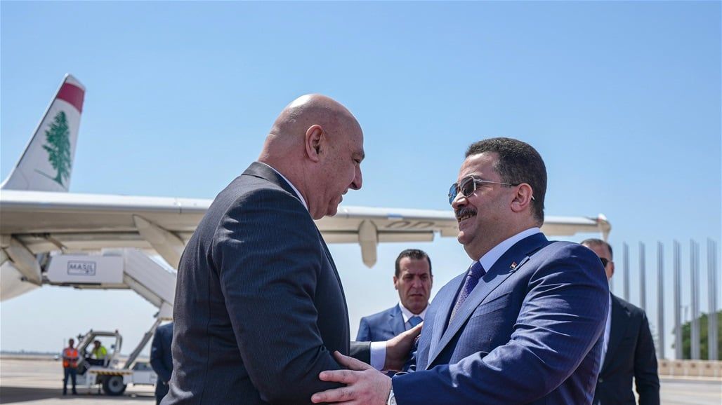 السوداني يستقبل جوزيف عون في بغداد