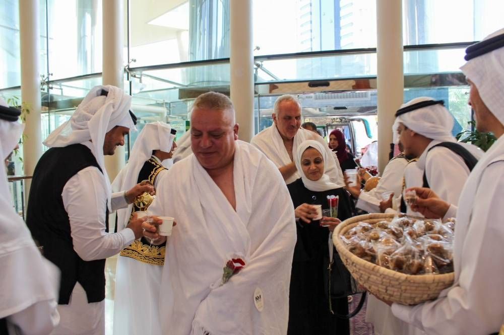 وصول أولى طلائع ضيوف برنامج خادم الحرمين الشريفين من دولة فلسطين