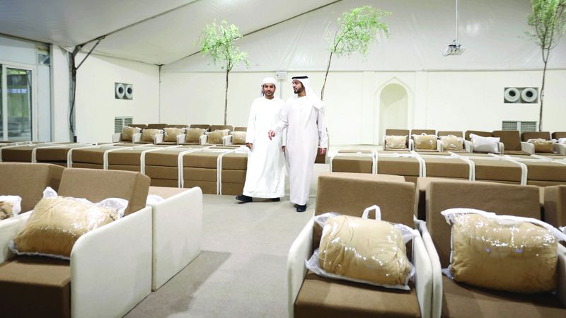 الامارات | بدء التشغيل التجريبي لمخيمات الدولة في منى وعرفات