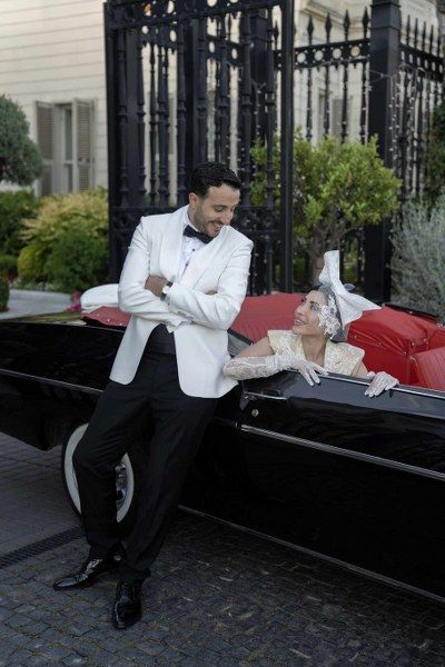 بالصور- المصممة نور فتح الله تحتفل بزفافها في حفل شاعري في اسطنبول