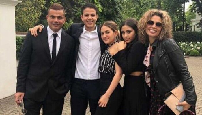 رقص طليقة عمرو دياب مع إبنهما الوسيم يتصدر المشهد