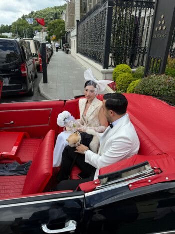 مصممة الأزياء نور فتح الله تحتفل بزفافها في اسطنبول وتختار إطلالة غير تقليدية