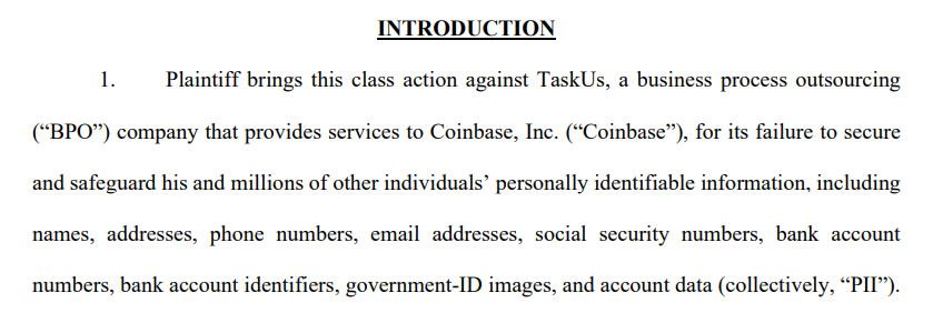 رويترز: Coinbase كانت على علم بتسريب البيانات منذ يناير