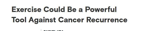 ممارسة الرياضة تقلل خطر عودة سرطان القولون بعد العلاج