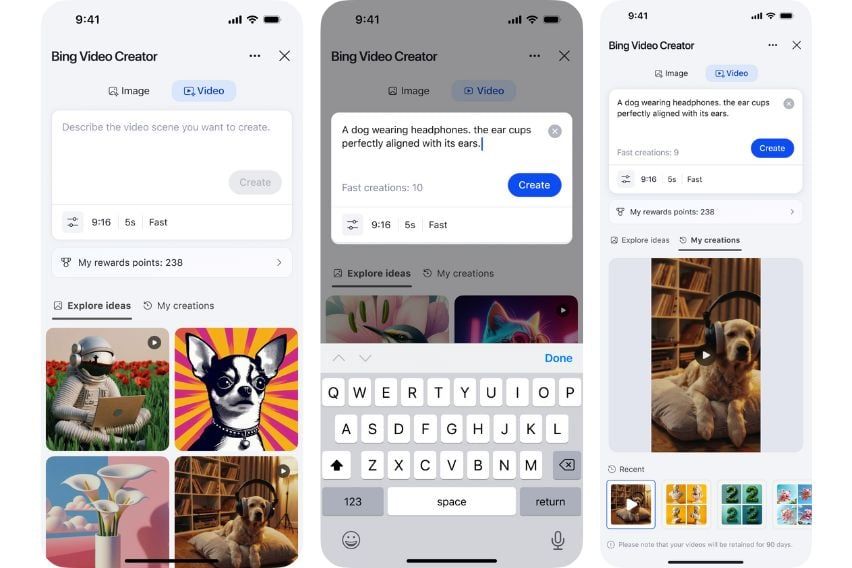 تكنولوجيا: Bing يُطلق مولد فيديو مجاني مدعومًا بنموذج Sora من OpenAI