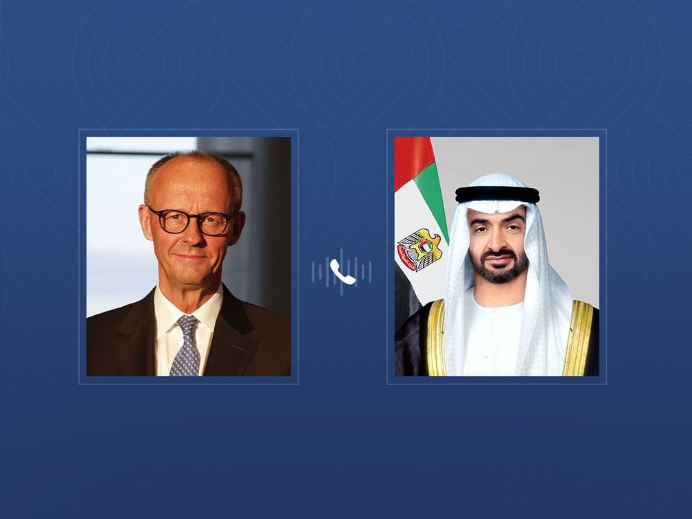 الامارات | رئيس الدولة والمستشار الألماني يبحثان هاتفيا علاقات التعاون بين البلدين