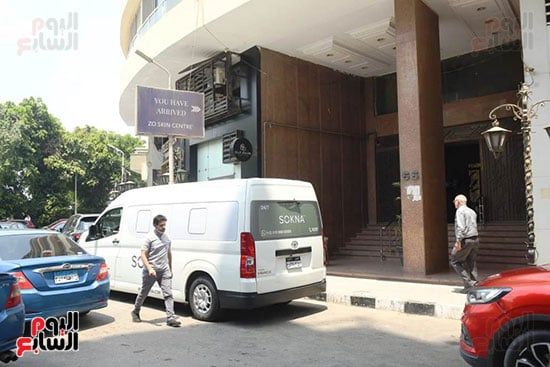 نقل جثمان الراحلة سميحة أيوب استعداد لأداء صلاة الجنازة بعد قليل.. صور