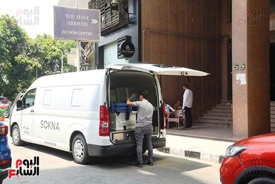 نقل جثمان الراحلة سميحة أيوب استعداد لأداء صلاة الجنازة بعد قليل.. صور