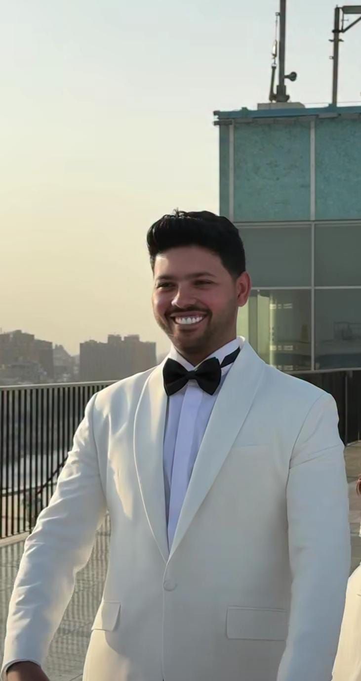 المطرب محمد شاهين يحتفل بزفافه على رشا الظنحاني.. صور