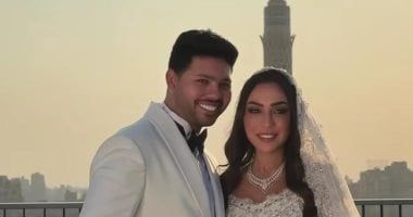 المطرب محمد شاهين يحتفل بزفافه على رشا الظنحاني.. صور