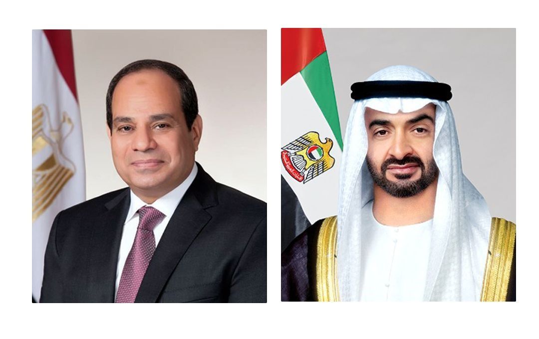 الامارات | رئيس الدولة والرئيس المصري يبحثان العلاقات الأخوية والتطورات الإقليمية