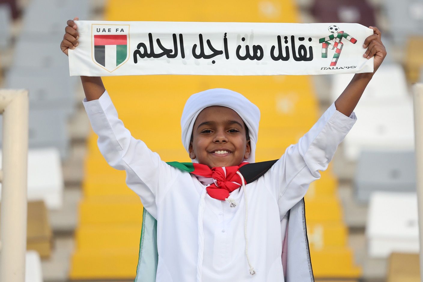 الامارات | «نقاتل من أجل الحلم» و«عيال زايد قدها» و«حلم وطن» تزين استاد آل نهيان