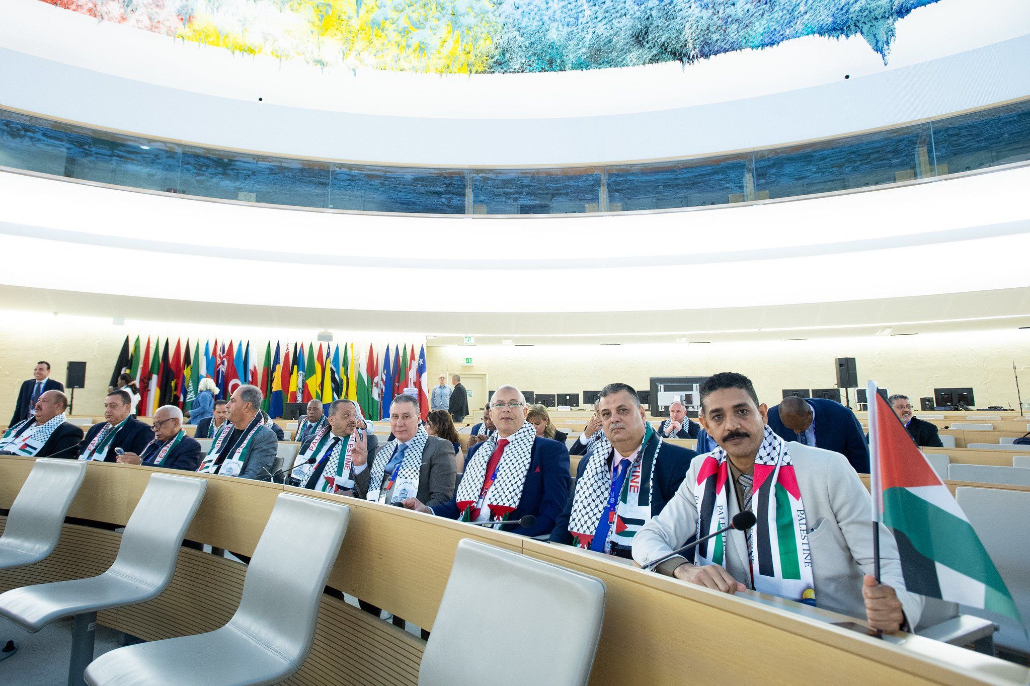 اتحاد العمال يشارك فى الملتقى الدولى للتضامن مع فلسطين بجنيف