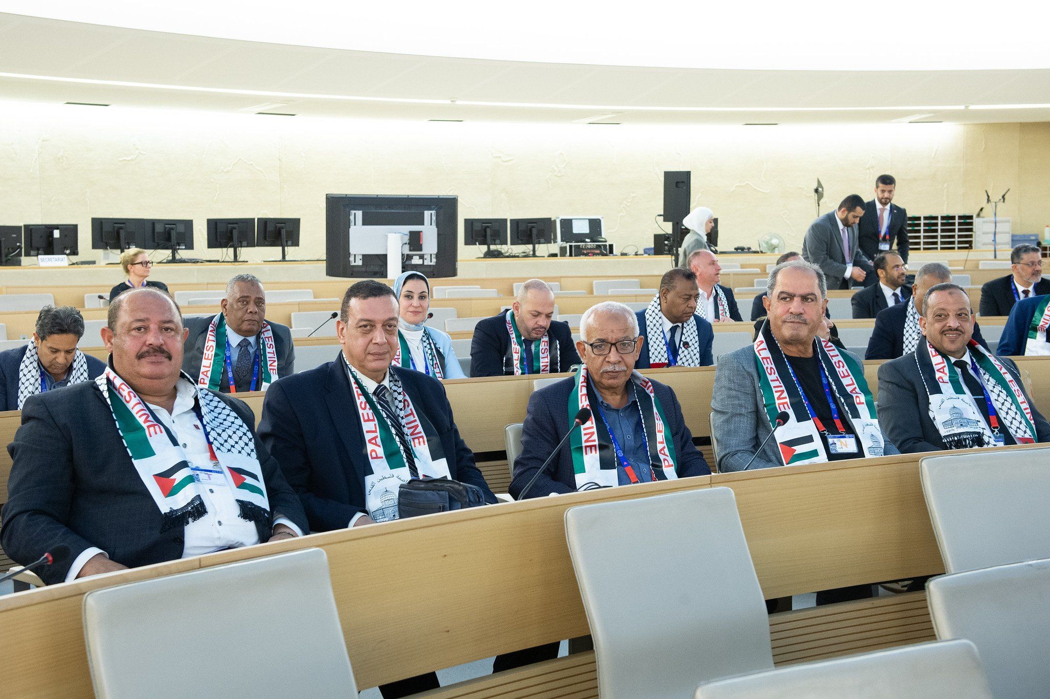 اتحاد العمال يشارك فى الملتقى الدولى للتضامن مع فلسطين بجنيف