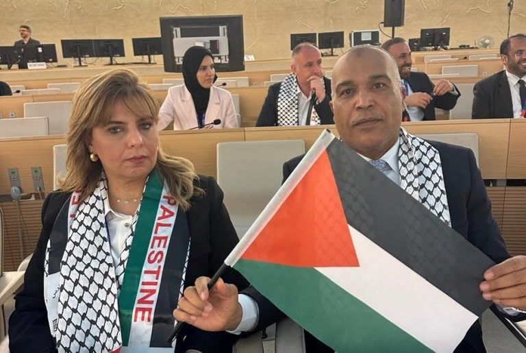 اتحاد العمال يشارك فى الملتقى الدولى للتضامن مع فلسطين بجنيف