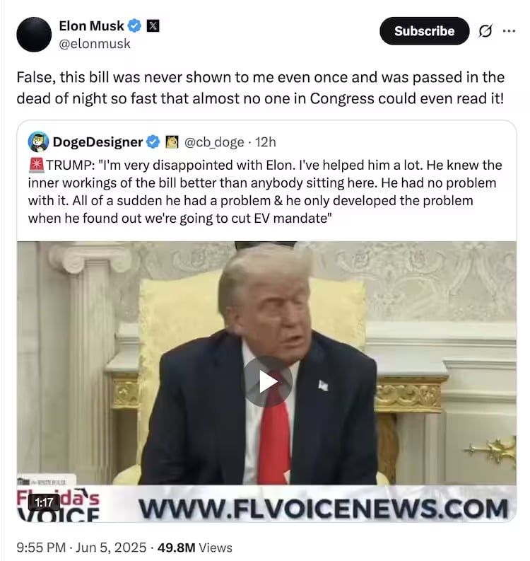 تكنولوجيا: خناقة إيلون ماسك وترامب .. القصة الكاملة للحرب الطاحنة بين أصدقاء الأمس