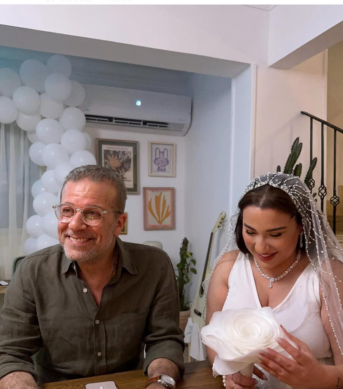 شريف منير يحتفي بزفاف ابنته أسما.. ويوجه رسالة مؤثرة لزوجها