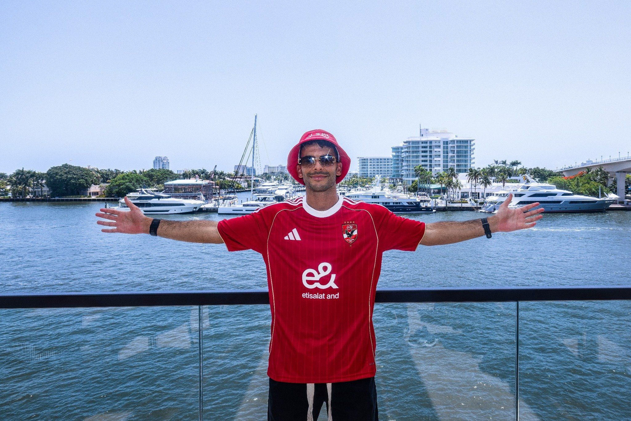 10 صور تلخص وصول زيزو إلى مدينة ميامى بأمريكا للانضمام لمعسكر الأهلى