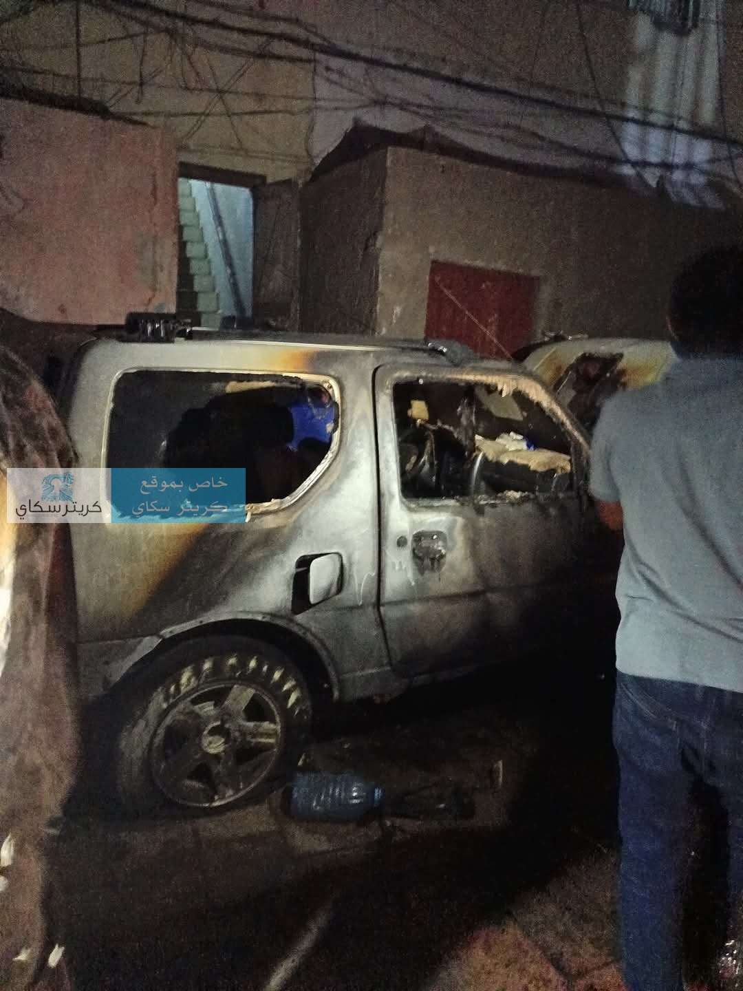 انفجار سيارة في عدن بظروف غامضة فجر اليوم(صور)